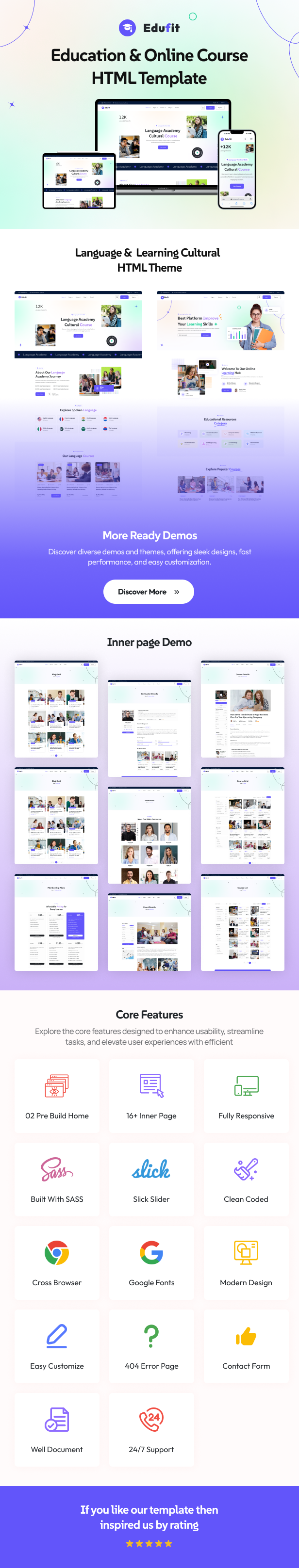 Edufit - Education & Online Course HTML Template