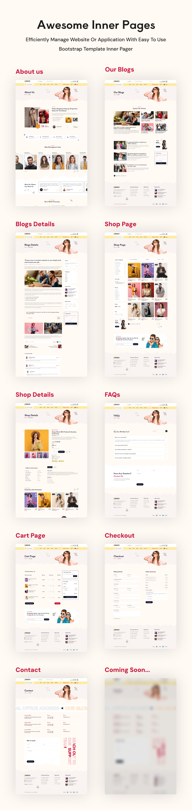 Pesco - eCommerce HTML + RTL Template